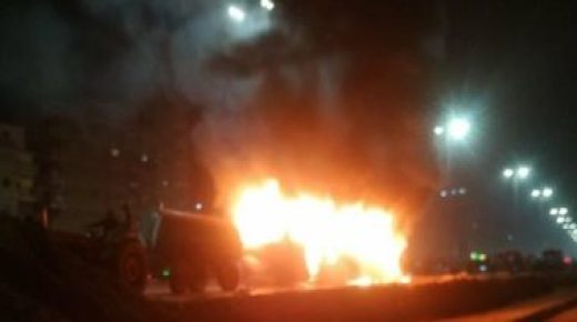 مصرع شخص وإصابة 18 فى حريق بالمقر الرئيسى لحزب النهضة بتونس