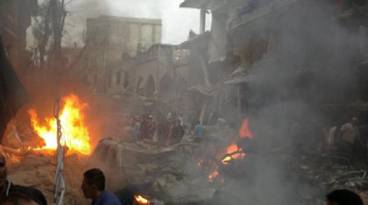 مصرع طفل وإصابة 2 في انفجار لغم زرعه تنظيم داعش الإرهابي بدير الزور السوري