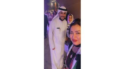 منى شداد في احتفالات الكويت بـ إكسبو دبي