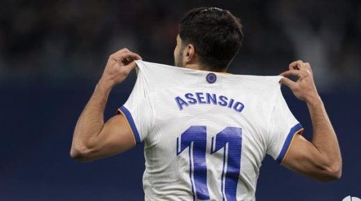 هدف أسينسيو يبعد ريال مدريد في الصدارة