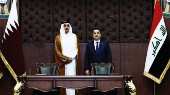 العراق وقطر يوقعان “إعلان نوايا مشترك” وعدداً من الاتفاقيات ومذكرات التفاهم