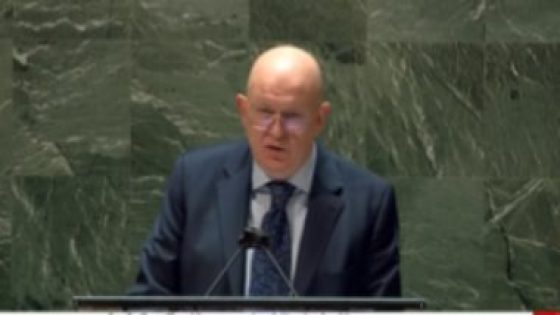 المندوب الروسي لدى الأمم المتحدة يوضح الفرق بين الوضع فى أوكرانيا وفى غزة