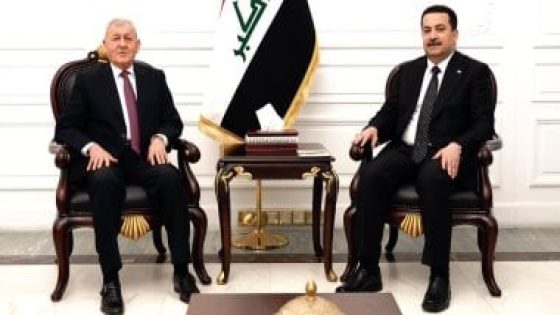 الرئيس العراقى ورئيس الحكومة يؤكدان دعم إجراءات إنهاء وجود التحالف بالبلاد