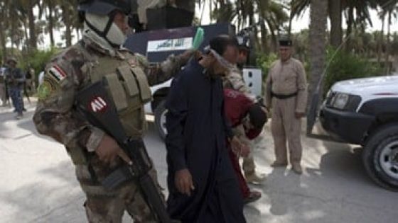 القوات العراقية تعتقل إرهابي من تنظيم داعش في منطقة سامراء